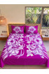 Hand Painted Rayon Bedsheet Set King Size